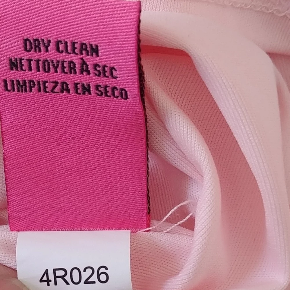 Betsey Johnson Dress‎ Size 14 Peach Call of the Wild Leopard Print Wrap FRO1W90 - Picture 12 of 13